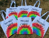 Image 2 of Rainbow tote bags ~ personalised