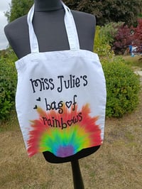 Image 3 of Rainbow tote bags ~ personalised