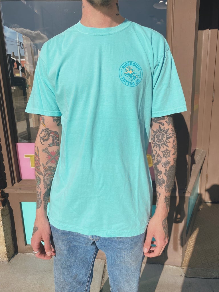 Riverside Rose Tee Mint