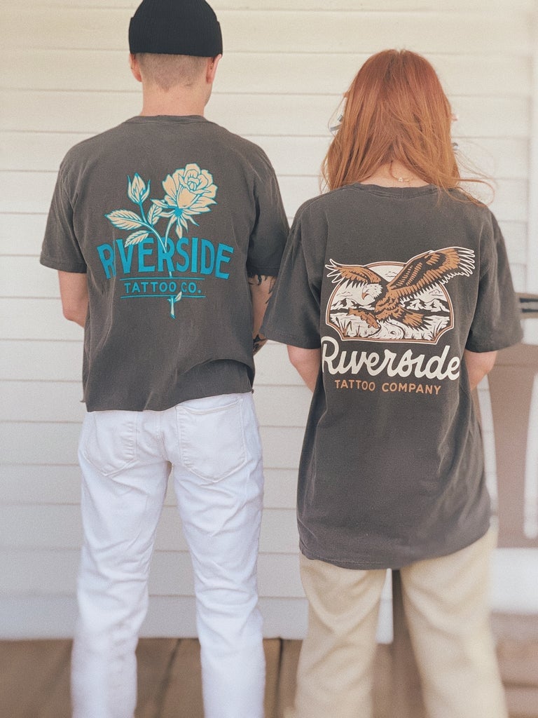 Riverside Eagle Tee Vintage Black