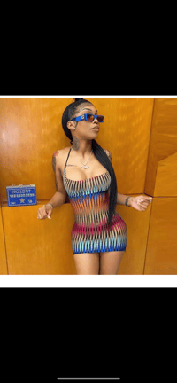 Image 1 of Colorful halter dress 