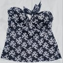 Image 1 of Midnight Coral Strapless Swim Top