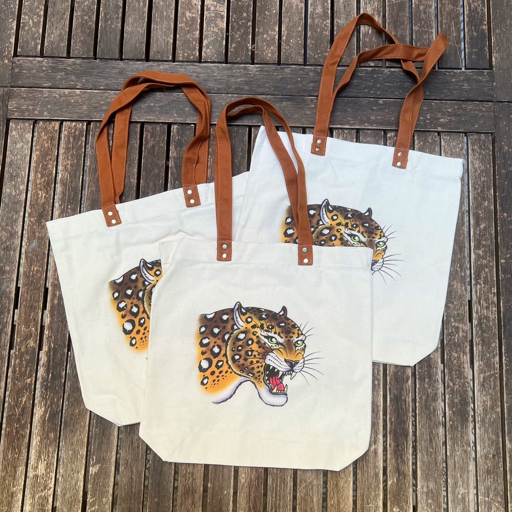 LEOPARD  TOTE  BAG