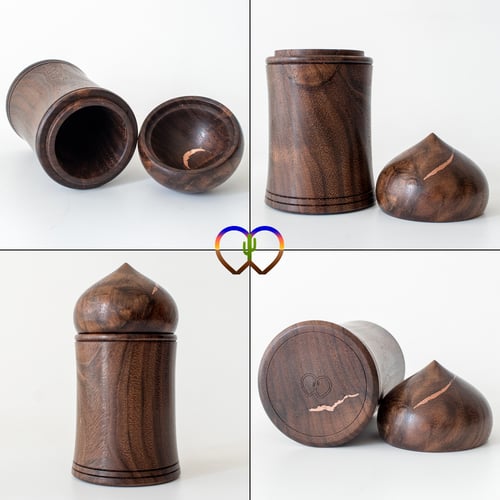 Image of Walnut & Copper Box