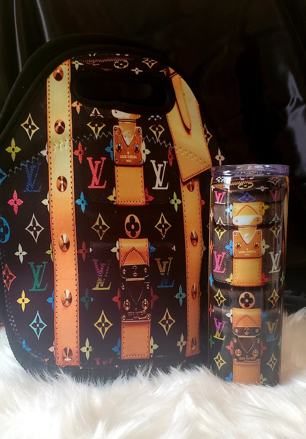 LV Louis Vuitton Monogram small lunch box bag handbag purse