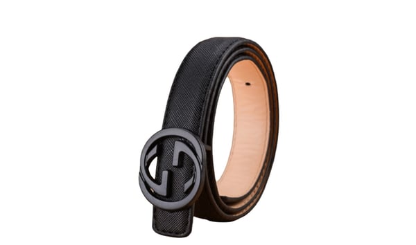 Image of Black on Black GG belt