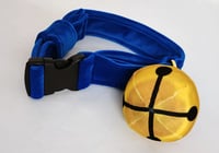 Image 1 of Dark blue bell collar