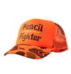 FM Pencil Fighter Camo Trucker Hat (Orange)  