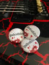 Blood Splatter Logo Button