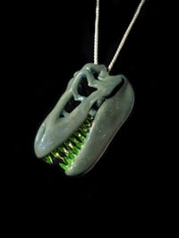 Image 1 of Fully UV reactive T-Rex skull 