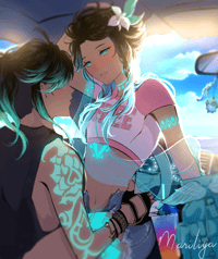 xiaoven summer art print~! road trip