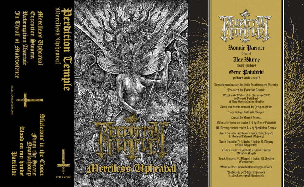 PERDITION TEMPLE - MERCILESS UPHEAVAL (CASSETTE)