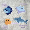 fish friends stickers