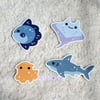 fish friends stickers