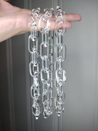 Image 1 of  Clear chain chokers