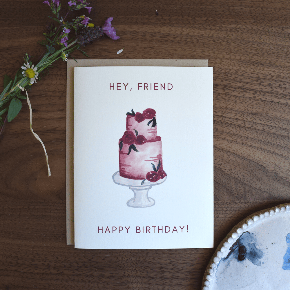 Image of Happy Birthday Pink Cake