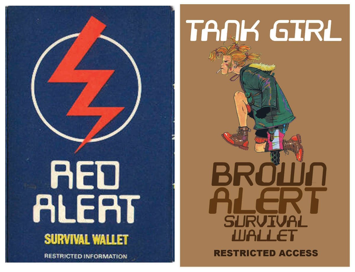 Image of Jamie Hewlett & Alan Martin 2013 - TANK GIRL BROWN ALERT SURVIVAL WALLET