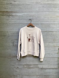 Image of Me and Mama Llama Organic Cotton Sweatshirt