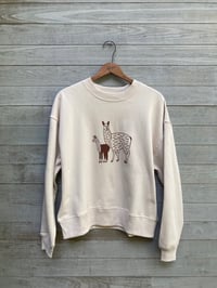 Image of Me and Mama Llama Organic Cotton Sweatshirt