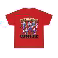 Image 2 of Tre White Bootleg Rap Unisex Heavy Cotton Tee