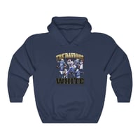 Image 5 of Tre White Bootleg Rap Unisex Heavy Blend Hooded Sweatshirt
