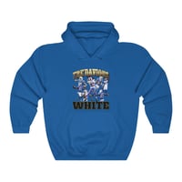 Image 4 of Tre White Bootleg Rap Unisex Heavy Blend Hooded Sweatshirt