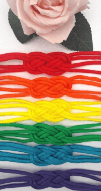 Image 3 of Paracord Bracelet, adjustable cord bracelet, beach theme bracelet, knot bracelet, 12 colours