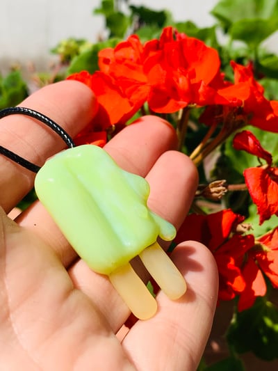 Image of Melting popsicle pendant slyme 