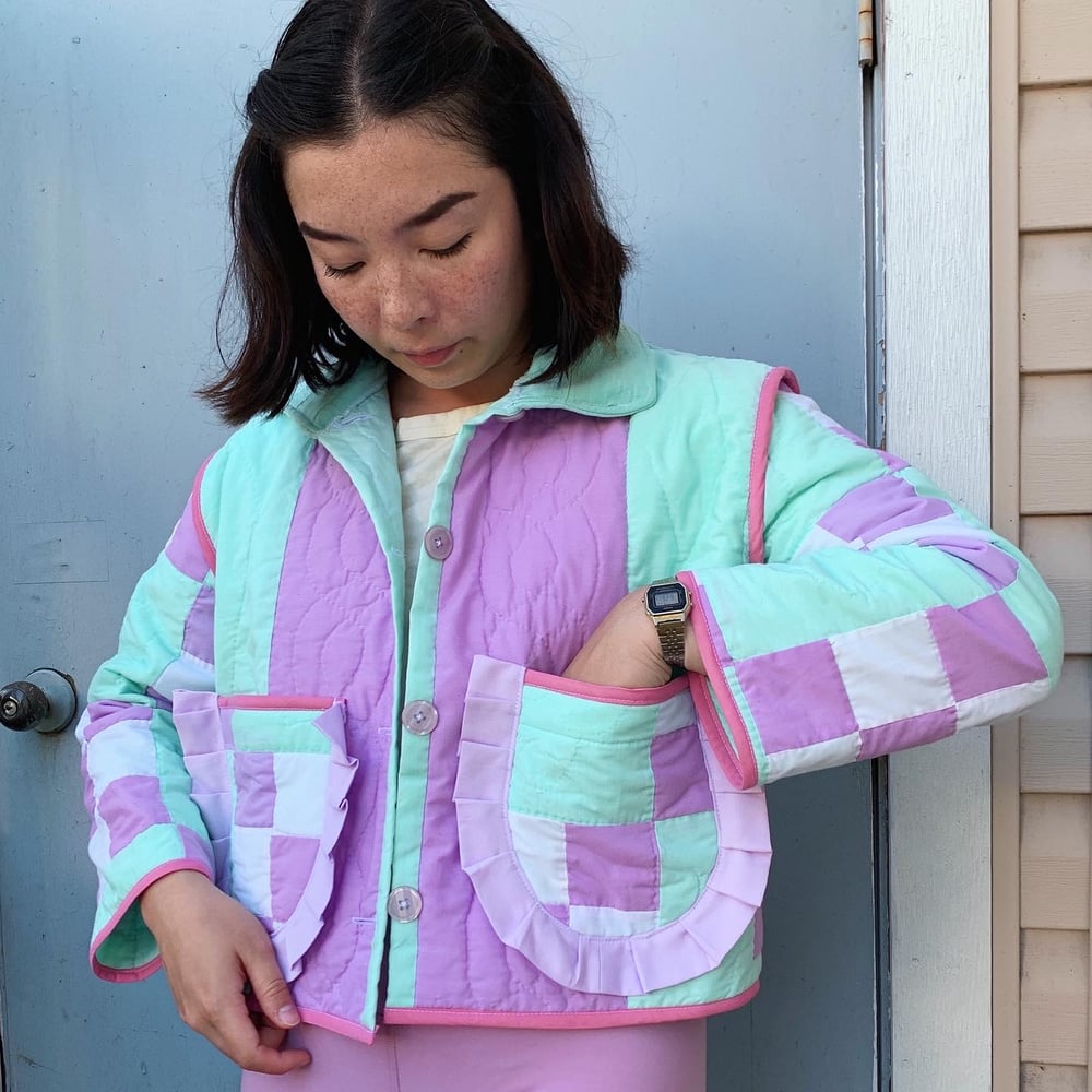Image of Quilt Crop Chore Coat — January
