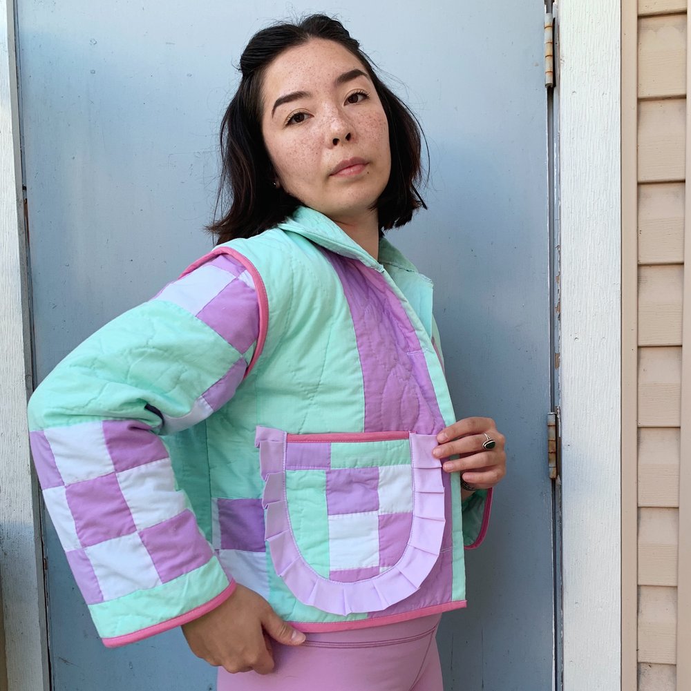 Image of Quilt Crop Chore Coat — January