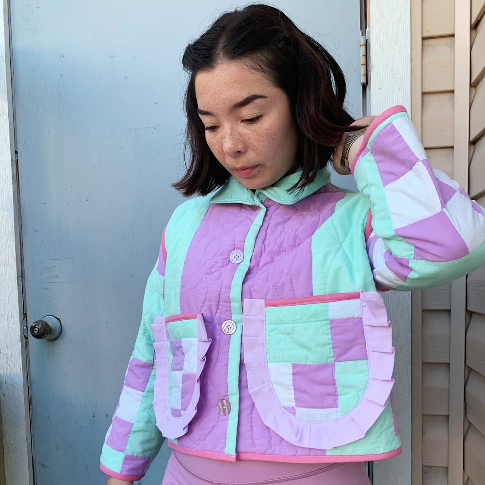 Image of Quilt Crop Chore Coat — January