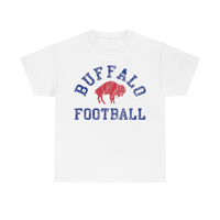 Vintage Distressed Buffalo Football Unisex Heavy Cotton Tee