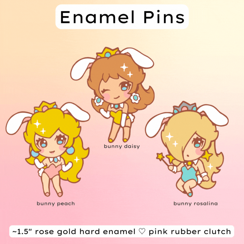 Image 1 of Pins - Bunny Princesses
