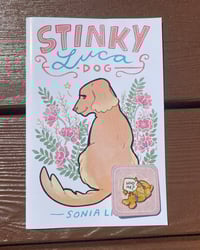 Image 1 of Naughty Dog Pin and Zine