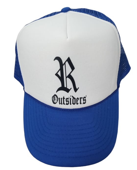 Image of Rebel Outsiders " Blue " Trucker Hat 