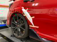 Image 1 of Civic FK8 Type R Rear Door Trim Flares
