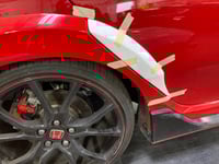 Image 3 of Civic FK8 Type R Rear Door Trim Flares