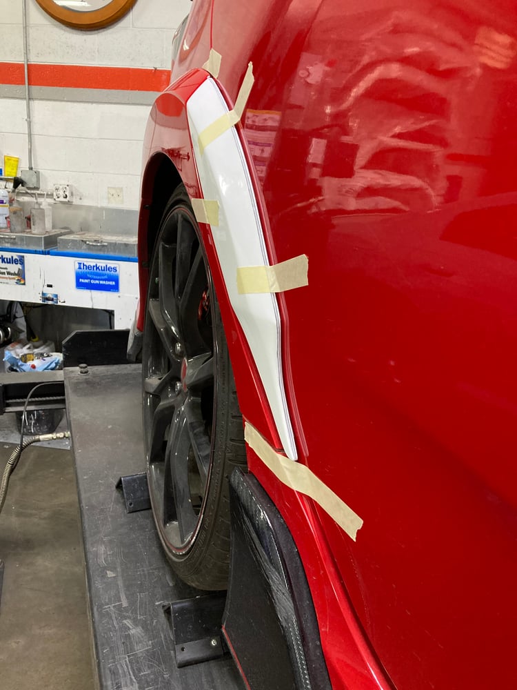 Civic FK8 Type R Rear Door Trim Flares | Casale Design LLC