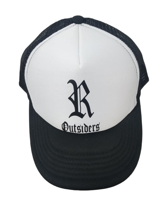 Image of Rebel Outsiders " Black " Trucker Hat 