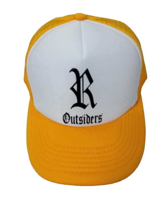 Image of Rebel Outsiders " Yellow  " Trucker Hat 