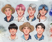 Image 2 of [Clearance] BTS Permission to Dance Vinyl Sticker Pack