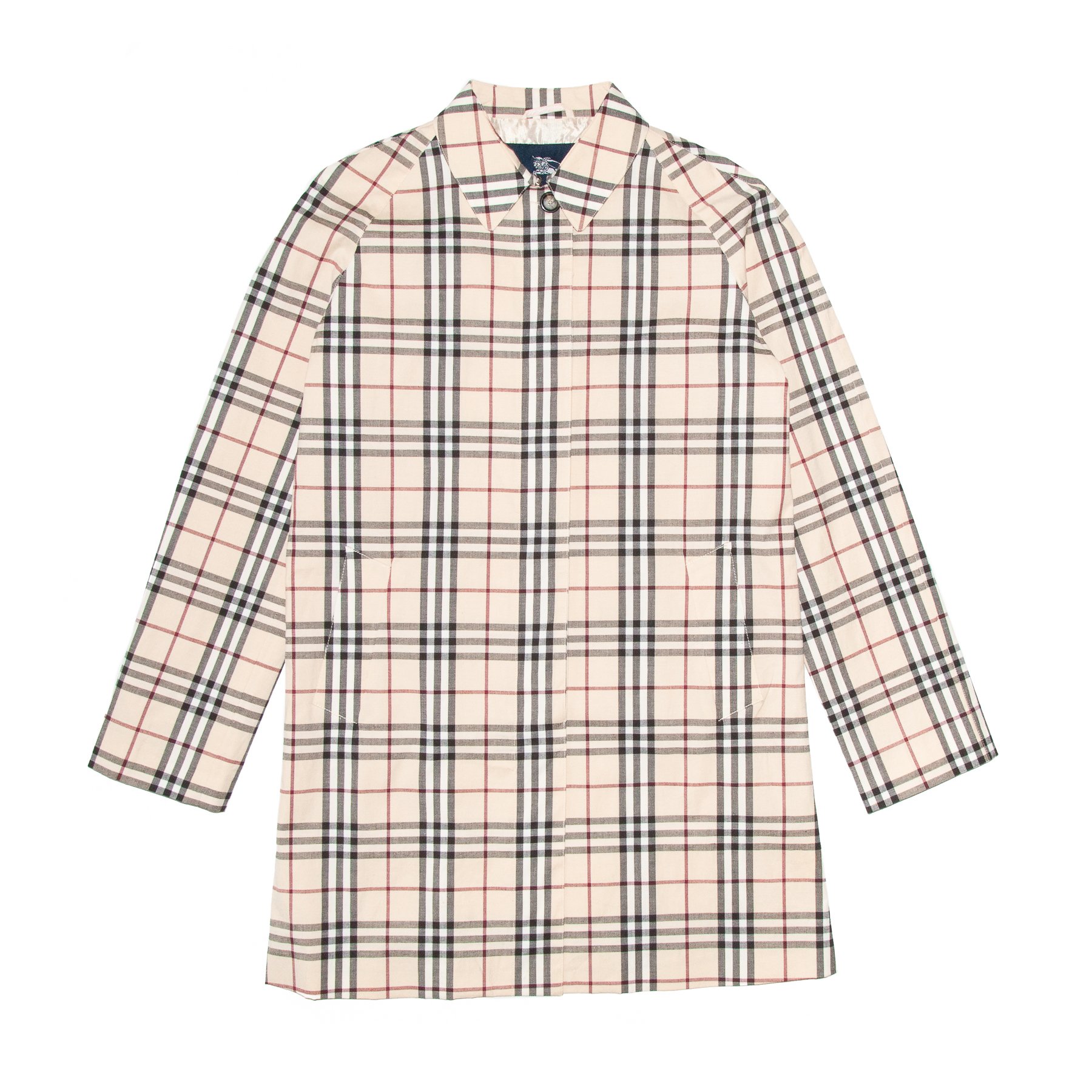Image of Burberry London Nova Check Macintosh Jacket