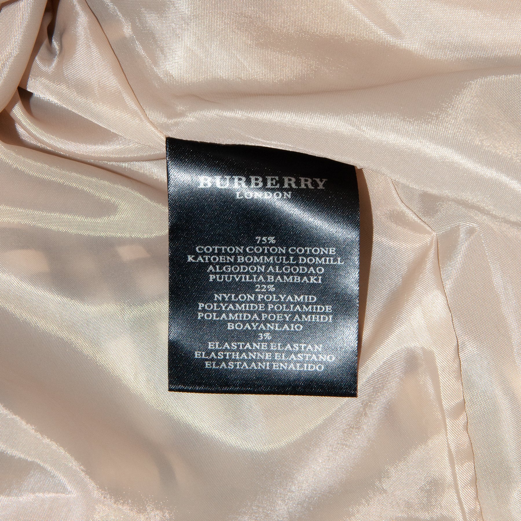 Image of Burberry London Nova Check Macintosh Jacket