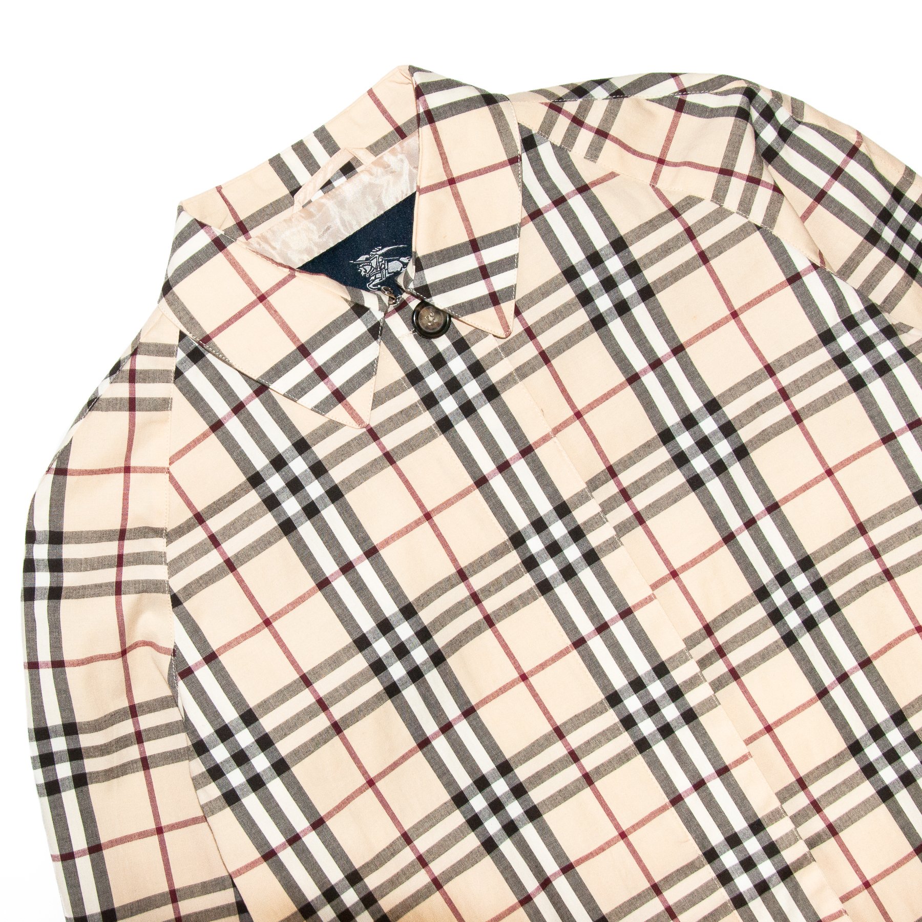 Image of Burberry London Nova Check Macintosh Jacket