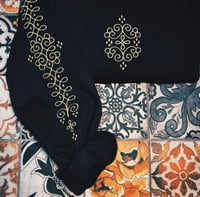 Image 1 of ꕥ Black & Gold Embroidered Sweatshirt ꕥ