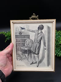 Image 2 of "Vintage faceless girls" 1920s Page With Preserved Web 5