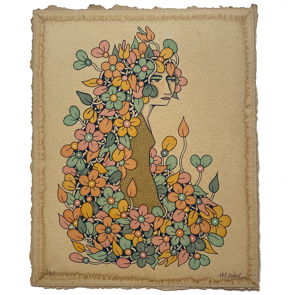 Image of NATURALLY - hand painted print