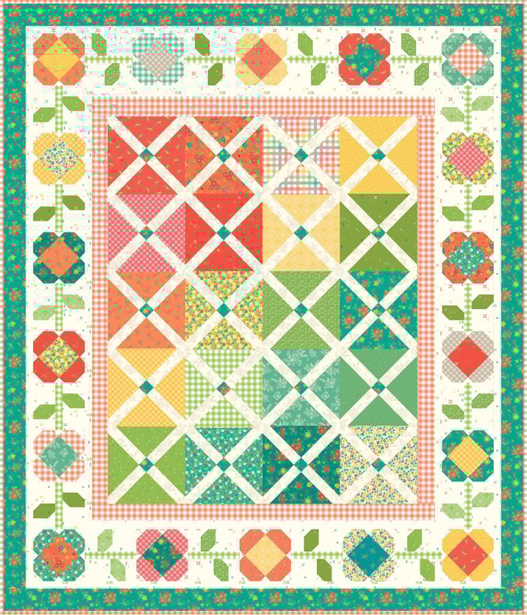 Plaid and Posies Kit in Gingham Cottage