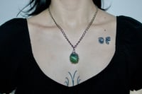 Fuchite Crystal Amulet