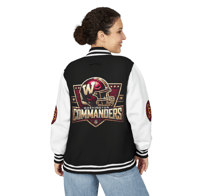 Image 4 of Washington Commander Letterman Jacket White/Black